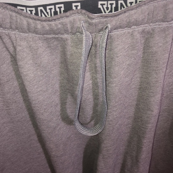 Pink Victoria’s Secret sweatpants gray size small pink jogger pants trac… - Picture 3 of 8
